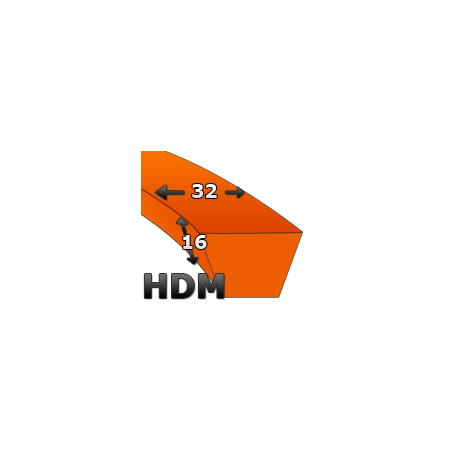 Pas klinowy HDM 3925 Lz.Stomil