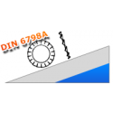 Podkładka DIN 6798A M8 ocynk.