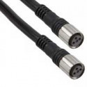 Kabel konektor żeński, M8 3-piny, żeński, prosty, 5m, PVC, OMRON