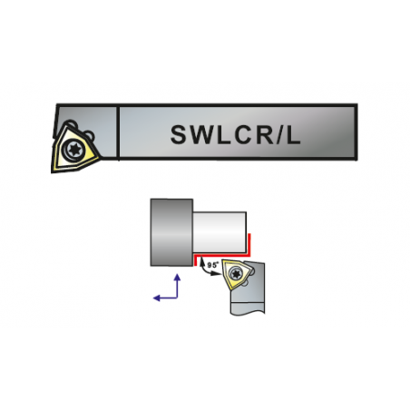 Nóż tokarski składany SWLCR 1212-06