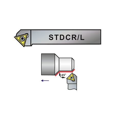 Nóż tokarski składany STDCR 1212-11