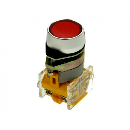 Przycisk sterowniczy z podświetleniem LAS0-A1Y-11Z/R/24, czerwony, NO/NC, bistabilny