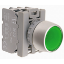 Przycisk sterowniczy z podświetleniem ST22-KLZ-11-230-LED/AC NO/NC zielony Spamel