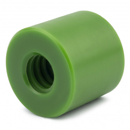 Nakrętka trapezowa cylindryczna 12x3 poliadmid zielony