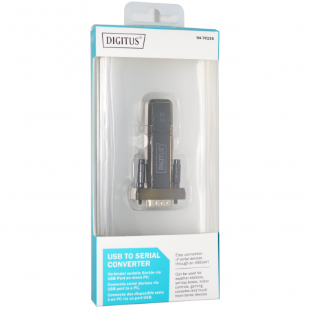 Adapter USB-RS232, D-Sub 9pin DIGITUS