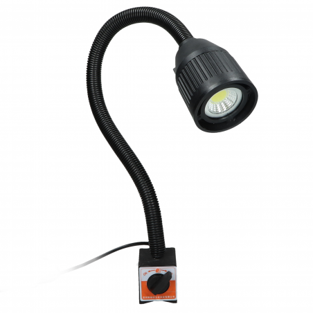 Lampa maszynowa 5W LED ABS z podstawką magnetyczną - 230V