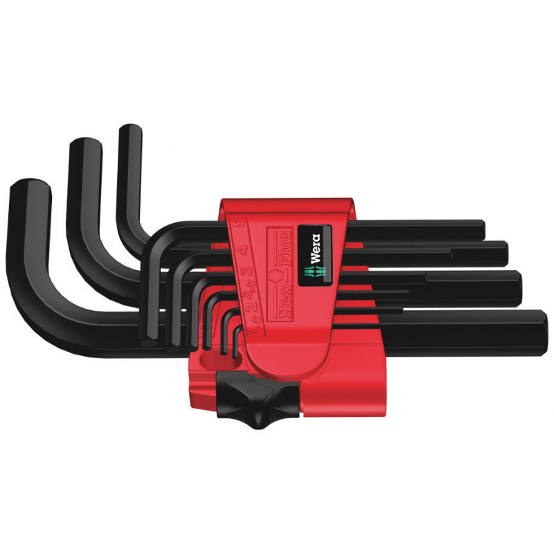 WERA Zestaw 9 kluczy trzpieniowych krótkich, BlackLaser 1,5-10mm WERA Zestaw 9 kluczy trzpieniowych krótkich, BlackLaser 1,5-10mm