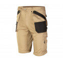 Spodnie krótkie do pasa Brixton practical - kolor beżowy - rozmiar 56