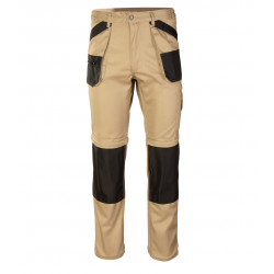 Spodnie do pasa - odpinane nogawki Brixton practical beżowe - rozmiar 102
