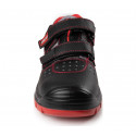 Sandały Max-popular O1, czarno-czerwone, SRC