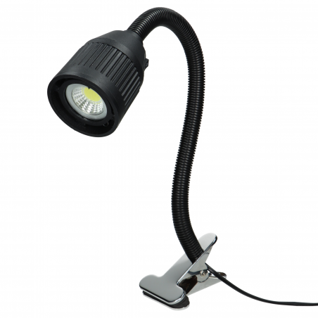 Lampa maszynowa 5W LED ABS z uchwytem klipsowym - 230V