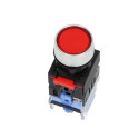 Przycisk sterowniczy z podświetleniem LAS0-A3Y-11/R/230, czerwony, NO/NC, monostabilny