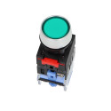 Przycisk sterowniczy z podświetleniem LAS0-A3Y-11Z/G/230, zielony, NO/NC, bistabilny
