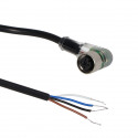 Kabel konektor żeński, M12 4-piny, kątowy, 2m, NPN Yumo