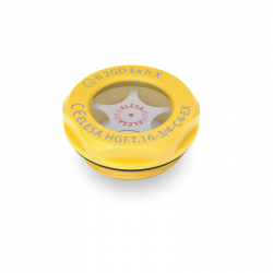 Wskaźnik poziomu cieczy HGFT.10/SL-3/8-C4-EX - technopolimer żółty