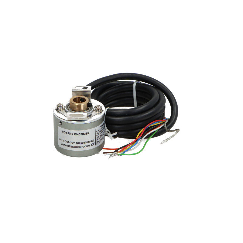 Enkoder inkrementalny obrotowy PKB4010-2000-G5-30T, 2000imp/obr, 5-30VDC, fi40mm, otwór 10mm, Line Driver, Wagney Enkoder inkrementalny obrotowy PKB4010-2000-G5-30T, 2000imp/obr, 5-30VDC, fi40mm, otwór 10mm, Line Driver, Wagney