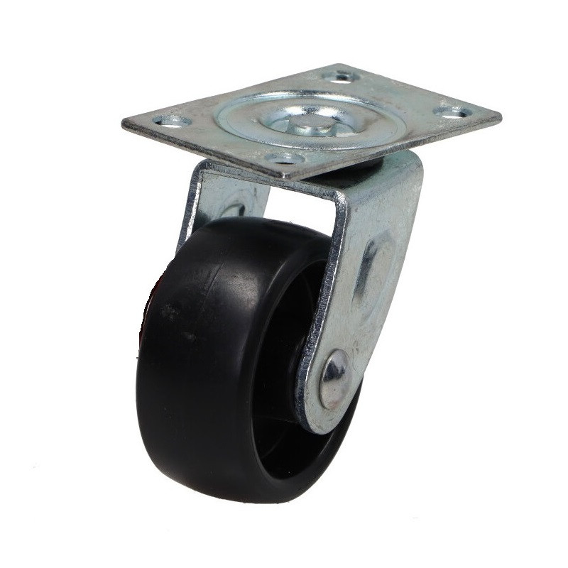 Kółko obrotowe fi 40mm plastikowe meblowe z płytą montażową, nośność 30 kg 2101 - 40x16 Kółko obrotowe fi 40mm plastikowe meblowe z płytą montażową, nośność 30 kg 2101 - 40x16