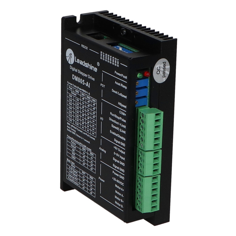 Sterownik silnika krokowego SSK-B13 DM805-AI 7.0A, 80VDC, RS232, Leadshine Sterownik silnika krokowego SSK-B13 DM805-AI 7.0A, 80VDC, RS232, Leadshine
