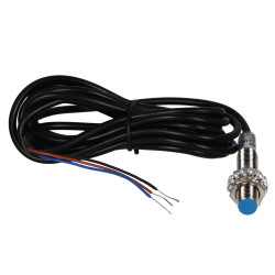 Czujnik indukcyjny LM8-3001PB PNP NC 1mm, stal nierdzewna, zabudowany, z przewodem Yumo