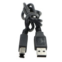 Kabel USB USBA/USBB1.8 wtyk USB-A Wtyk USB-B 1m okrągły PVC