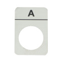 Tabliczka aluminiowa z oznaczeniem &#34;A&#34;