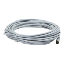 Kabel konektor żeński, M8 3-piny, prosty, 10m, PVC