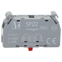 Styk pomocniczy szynowy rozwierny NC SP22-01-1-sz Spamel