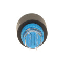 Przełącznik obrotowy z podświetleniem niebieskim LAS1-AWY-22X/23/B/12V AC/DC