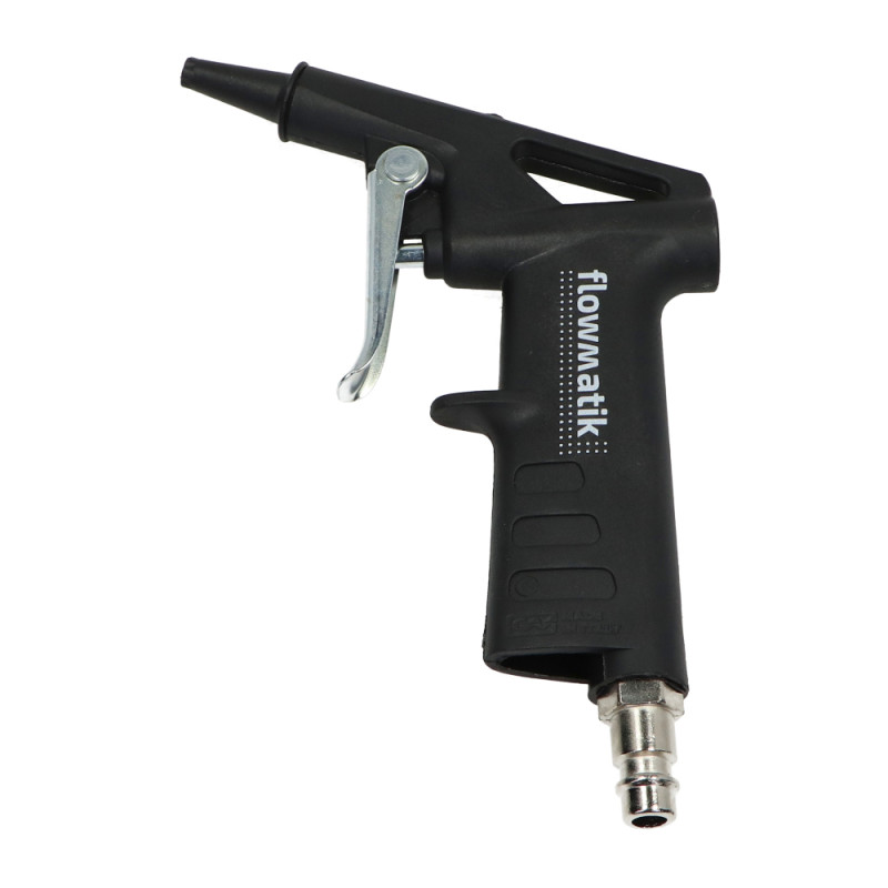 Pistolet do przedmuchu Flowmatik z krótką dyszą, max 8 bar (6 bar - 200 l/min), kompozyt Pistolet do przedmuchu Flowmatik z krótką dyszą, max 8 bar (6 bar - 200 l/min), kompozyt