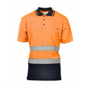Koszulka polo Brixton flash pomarańczowa - rozmiar XXL