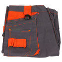 Spodnie do pasa krótkie DAVID szaro-pomarańczowe - rozmiar 46 p. 76-80