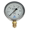 Manometr glicerynowy 100 mm, 0-6 bar, 1/2", dolne