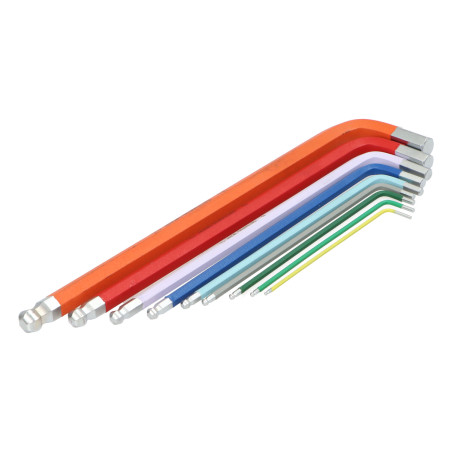 9 kluczy trzpieniowych 96BP-CL/SC9 BETA OUTLET - brak opakowania (plastikowego organizera)