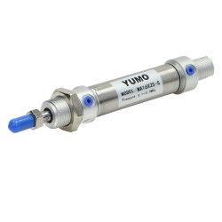 Siłownik pneumatyczny MA16X25 skok 25mm M5 dwustronny