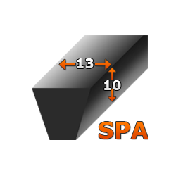 Pas klinowy SPA 1732.Optibelt Pas klinowy SPA 1732.Optibelt