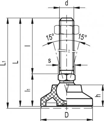 Stopy wahliwe LS.A-PP-SST - Bez podkładki antypoślizgowej