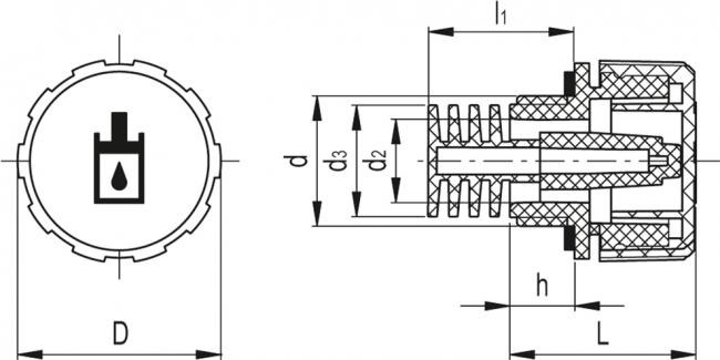 Korki odpowietrzające SFX+P - Z zewnętrzną osłoną przeciwbryzgową, bez filtra powietrza
