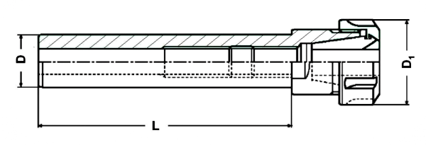 Oprawki zaciskowe ER Typ 7815 - rysunek techniczny