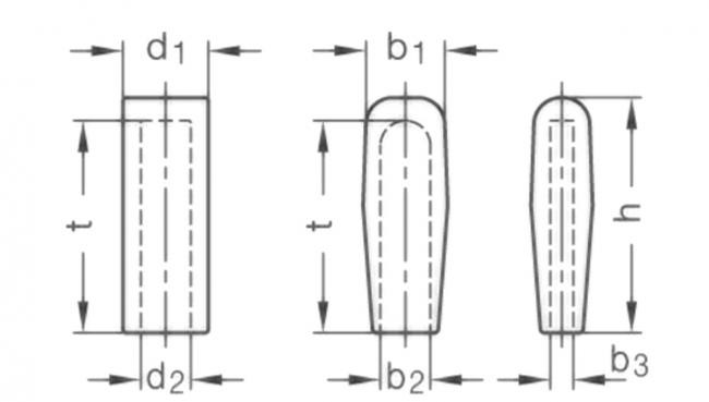 Moduły GN 910.5 - rysunek techniczny